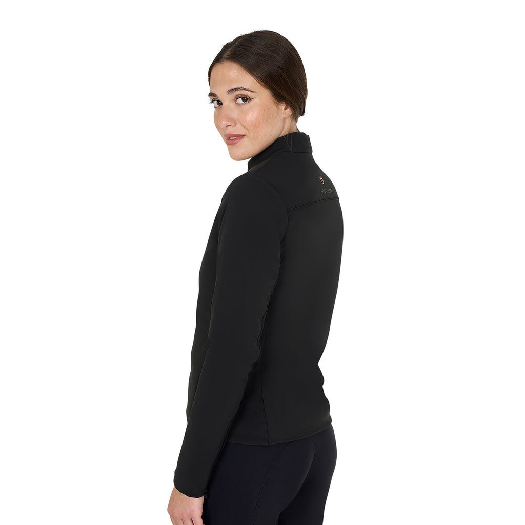 Women's softshell jacket in padded technical fabric