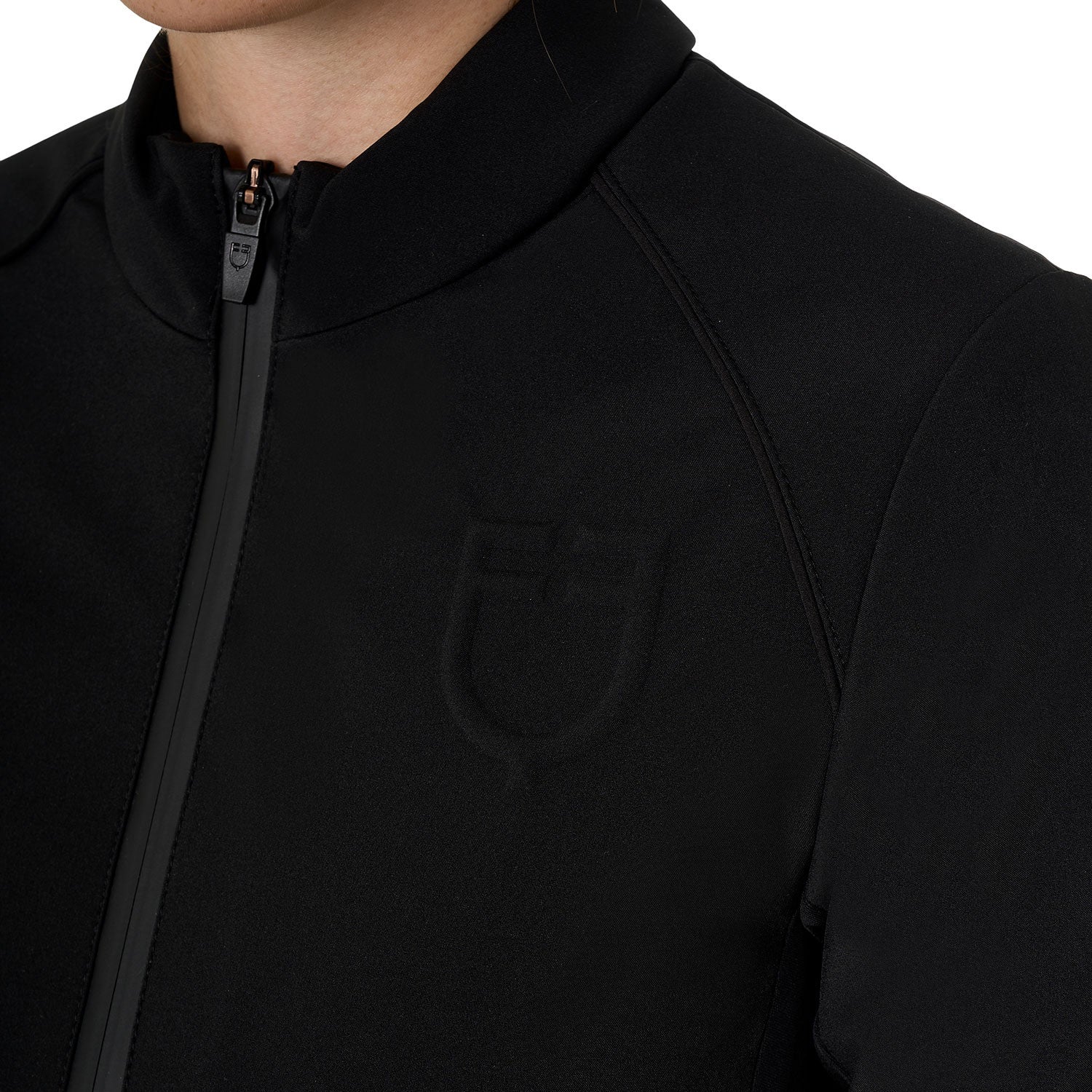 Women's softshell jacket in padded technical fabric