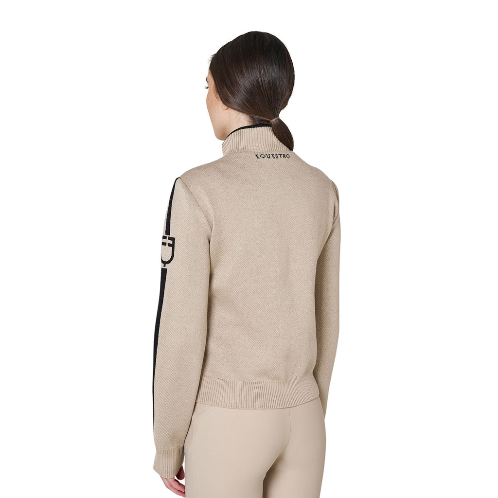 Equestro Women's Hybrid Nylon Knit Jacket AW26