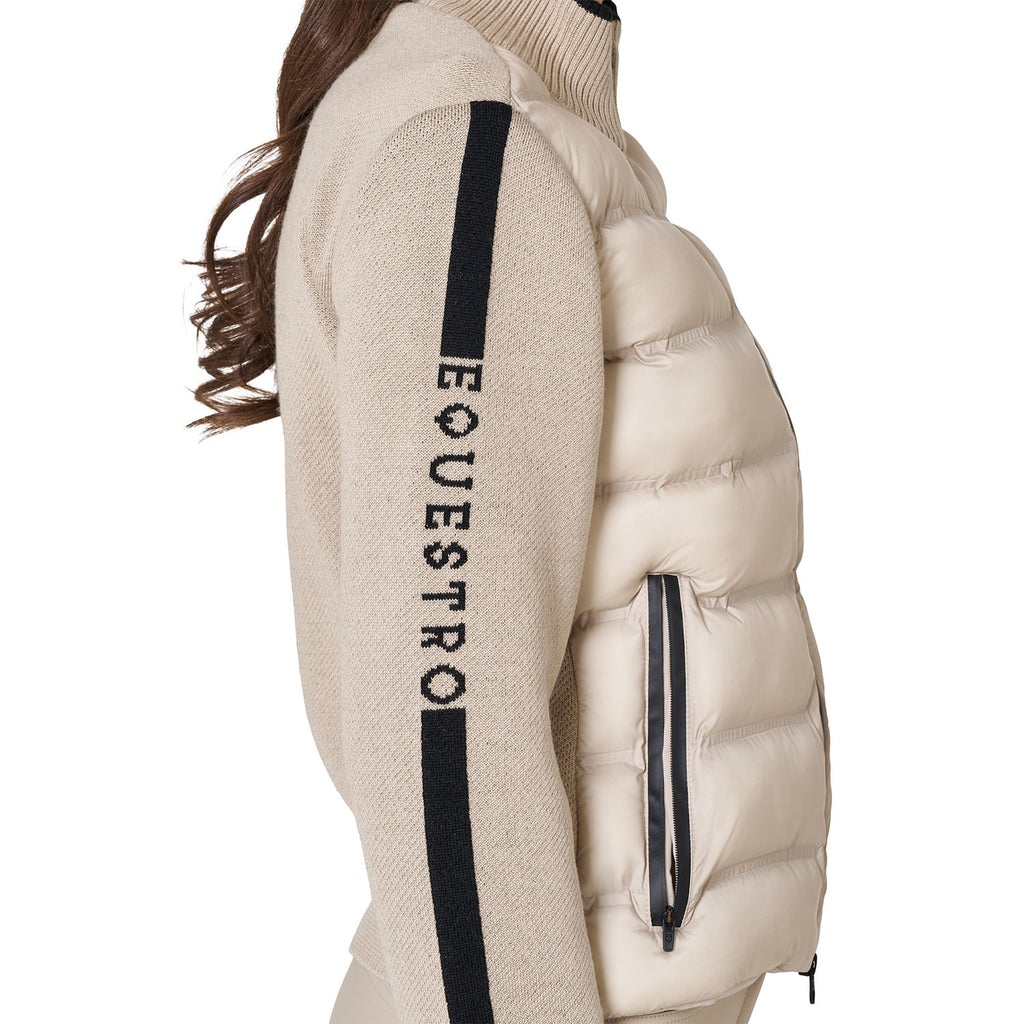 Equestro Women's Hybrid Nylon Knit Jacket AW26