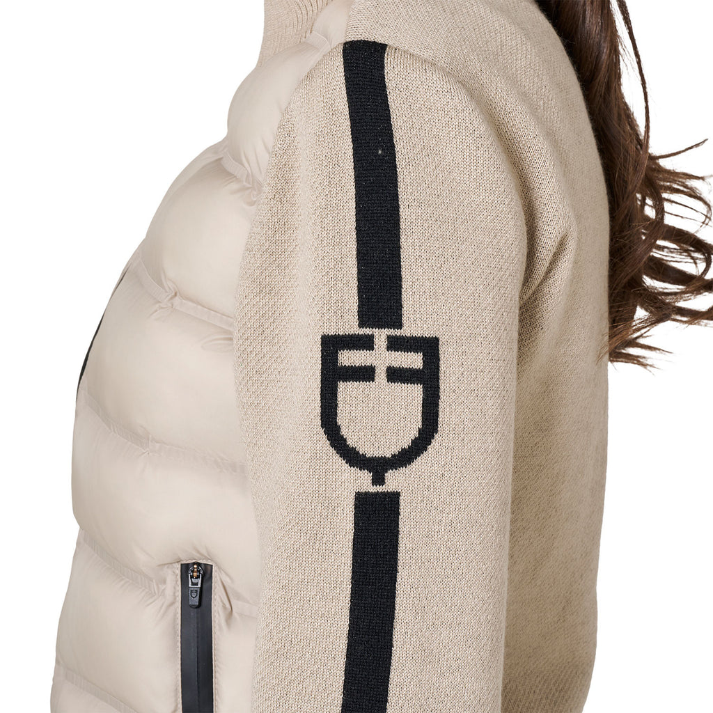 Equestro Women's Hybrid Nylon Knit Jacket AW26