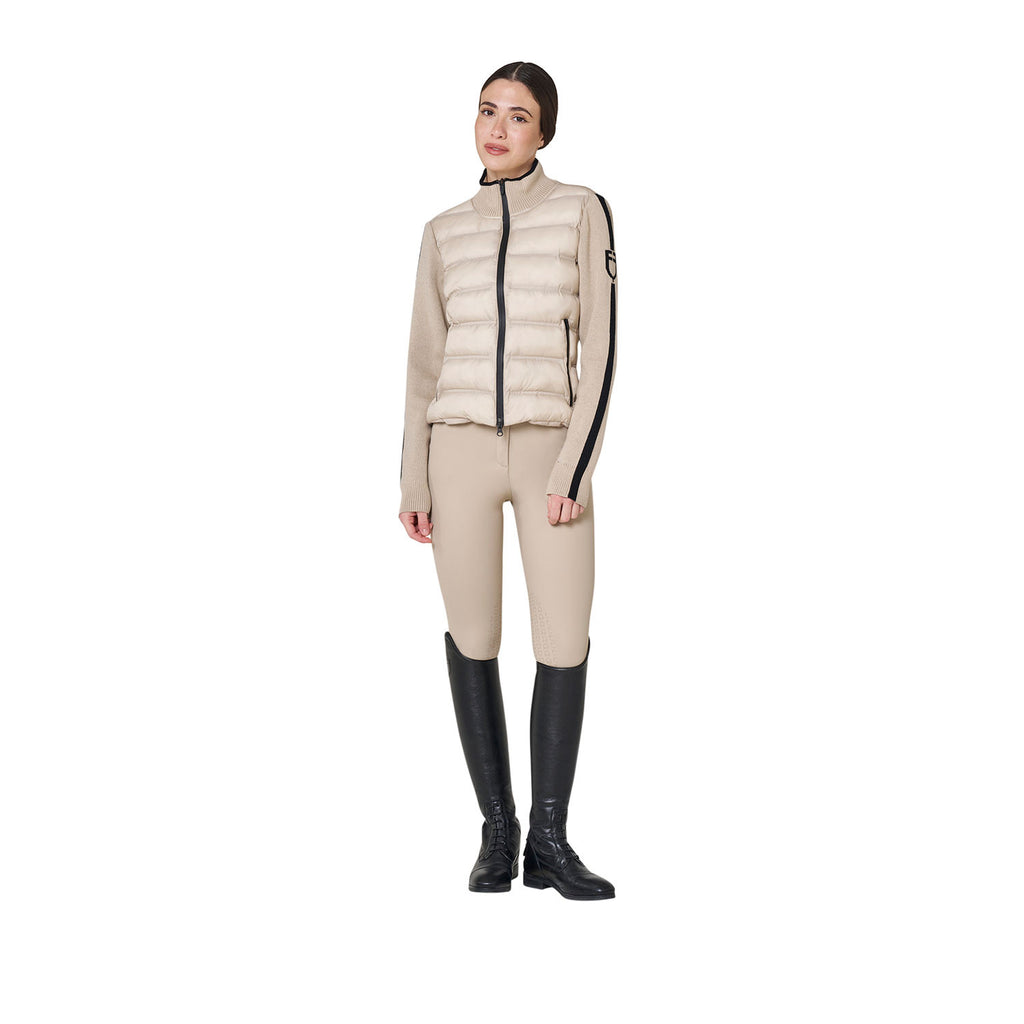 Equestro Women's Hybrid Nylon Knit Jacket AW26