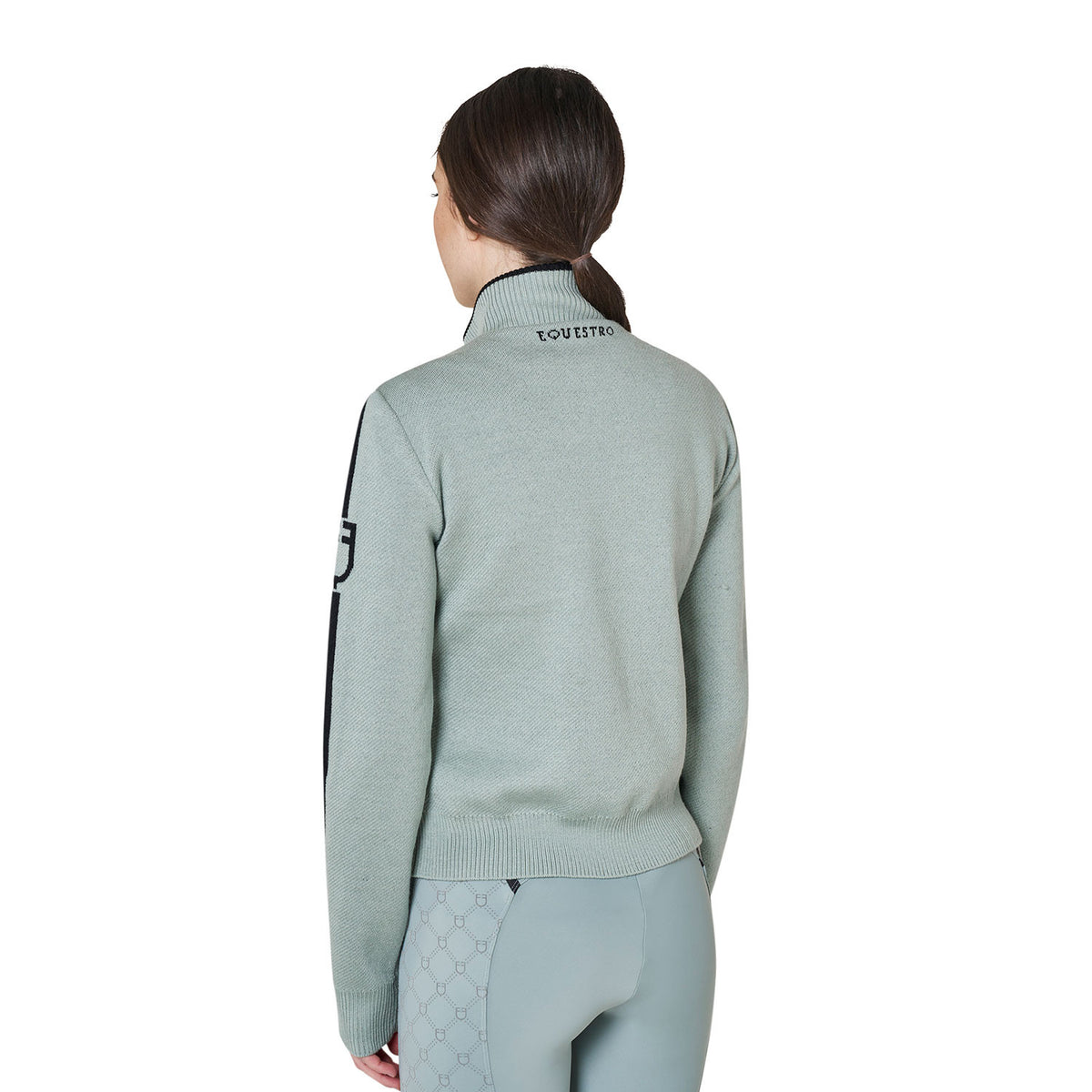 Equestro Women's Hybrid Nylon Knit Jacket AW26