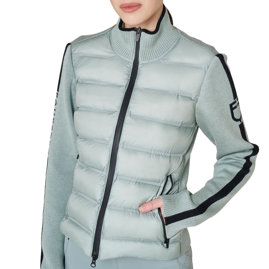 Equestro Women's Hybrid Nylon Knit Jacket AW26