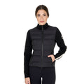 Equestro Women's jacket in nylon and knit with zip
