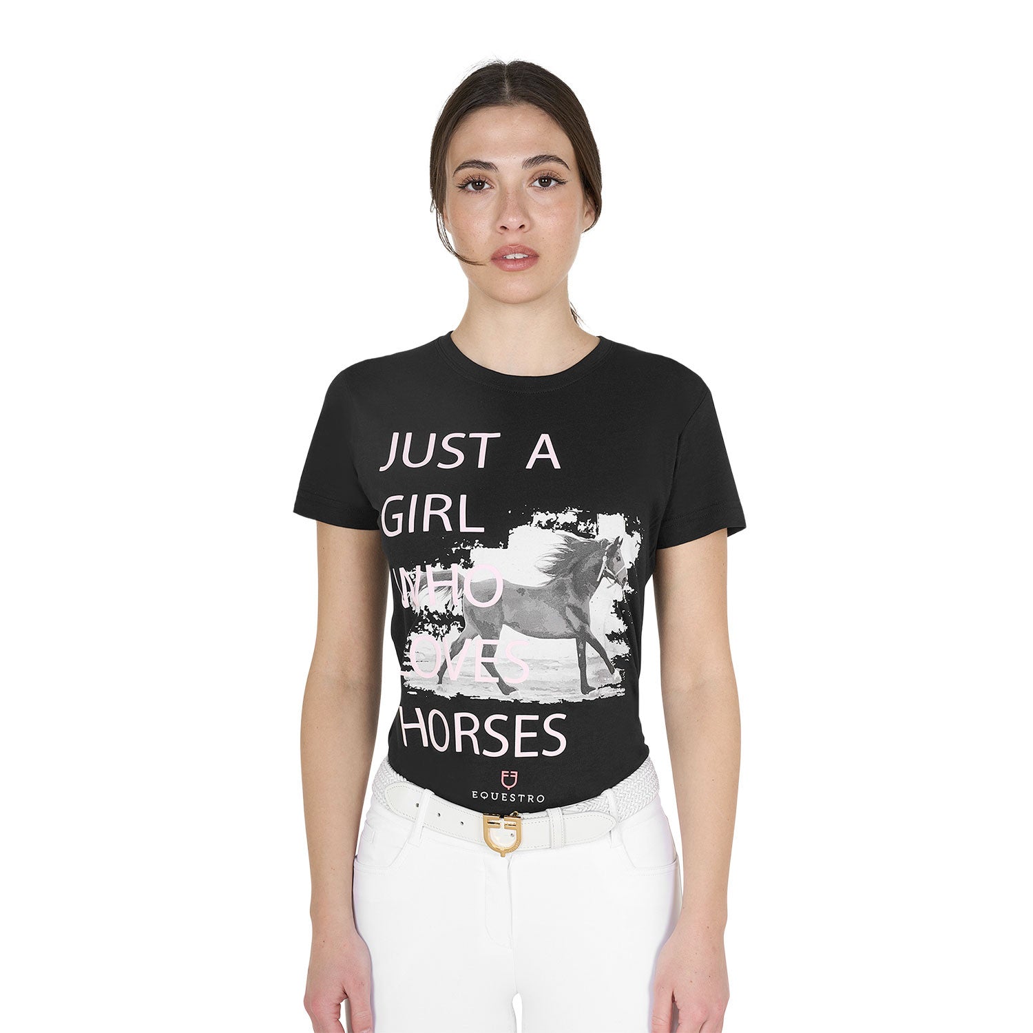 Women's Horse Lover cotton T-shirt