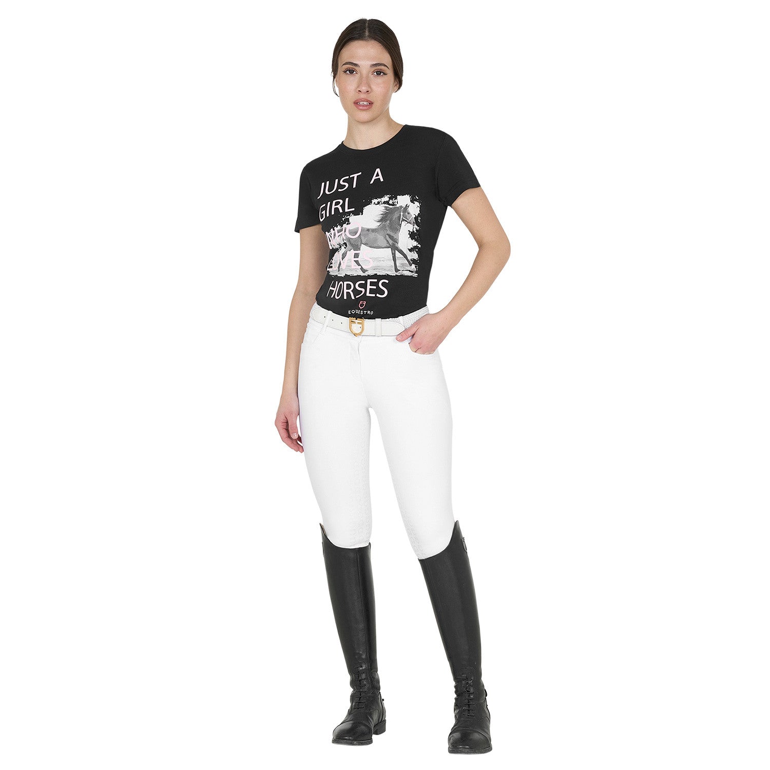 Women's Horse Lover cotton T-shirt