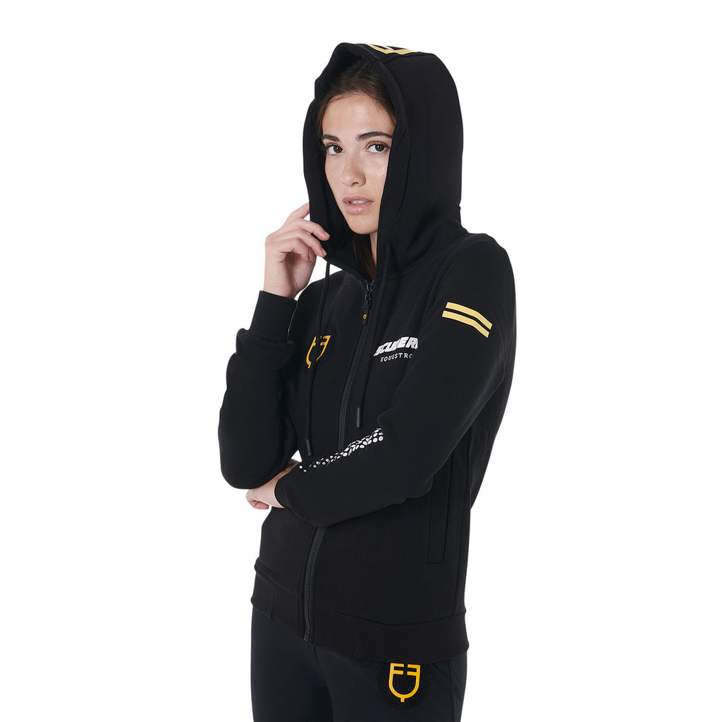 Scuderia Equestro women's hooded sweatshirt French terry