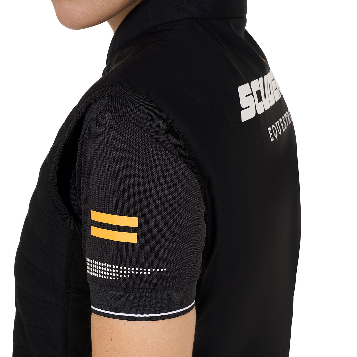 Women's slim fit vest Scuderia collection in technical fabric