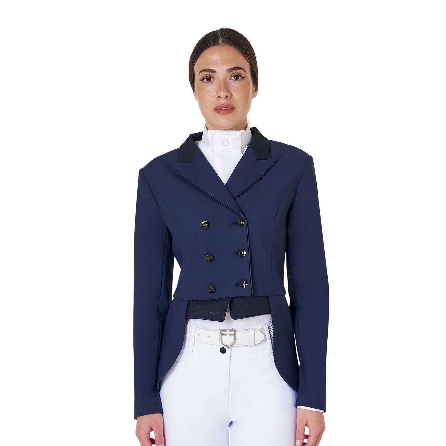 Equestro Women's competition dressage half tailcoat