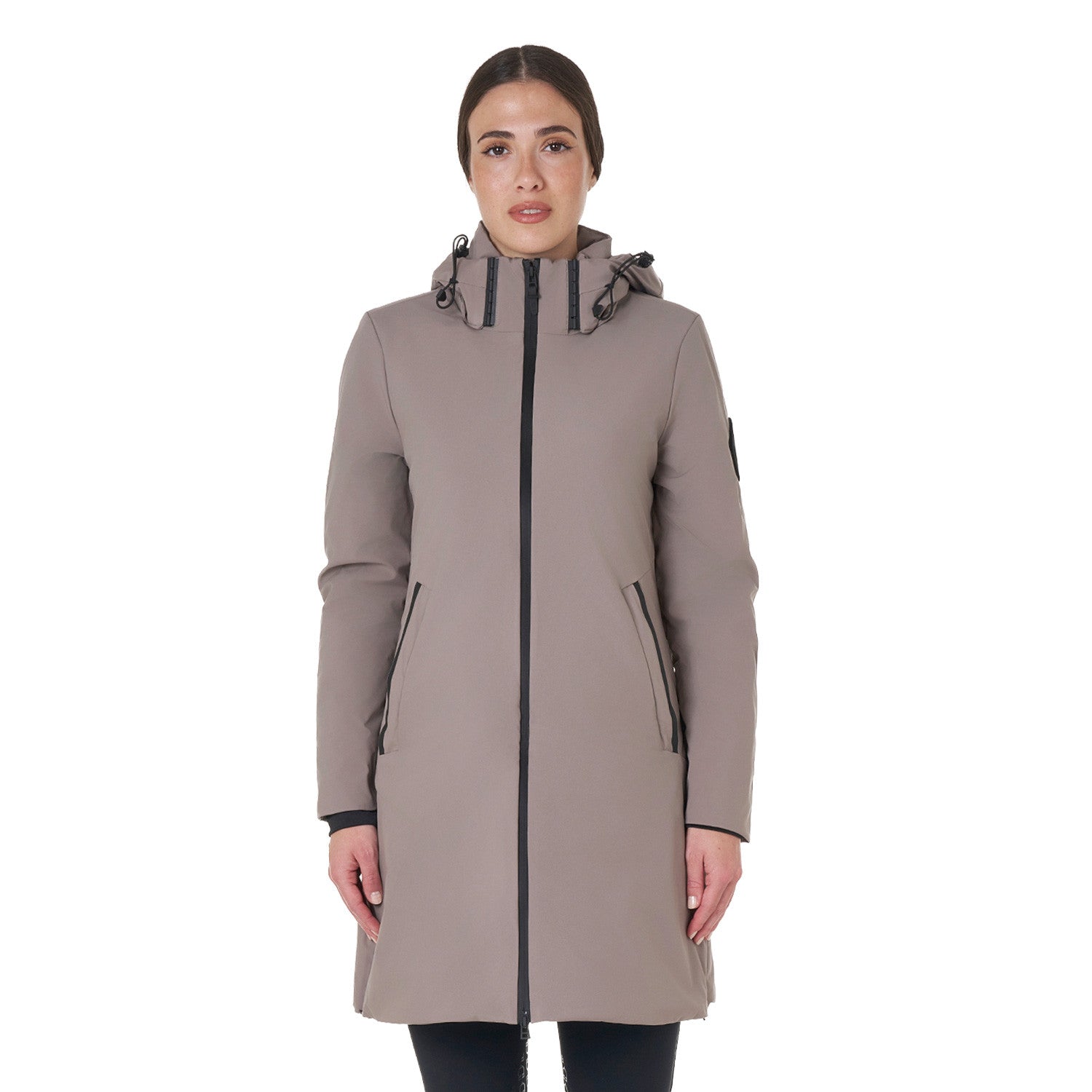 Equestro Women’s down jacket water-repellent and wind-proof