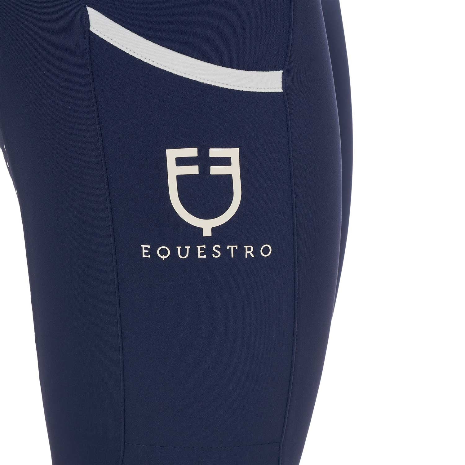 Women's leggings with perforated decorations