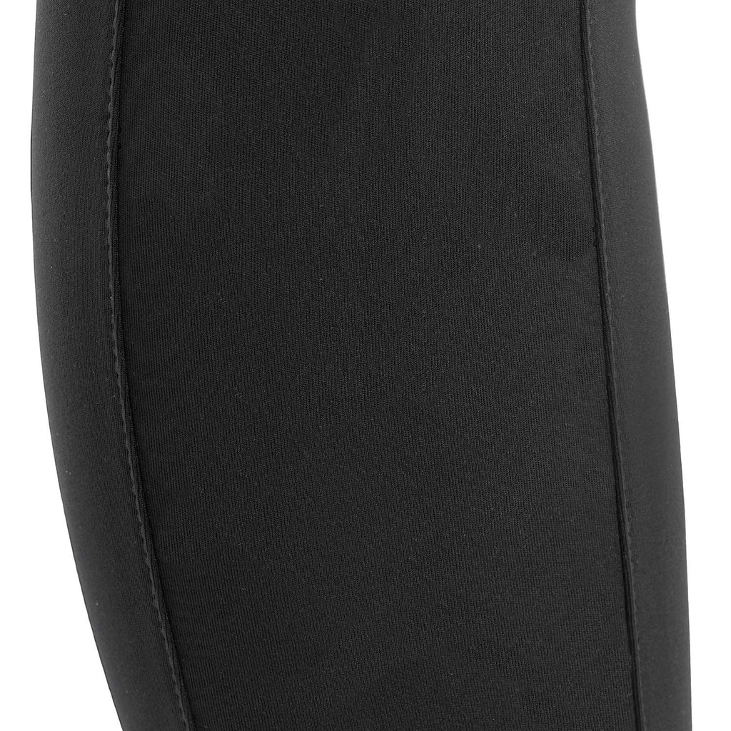 Women's leggings with perforated decorations