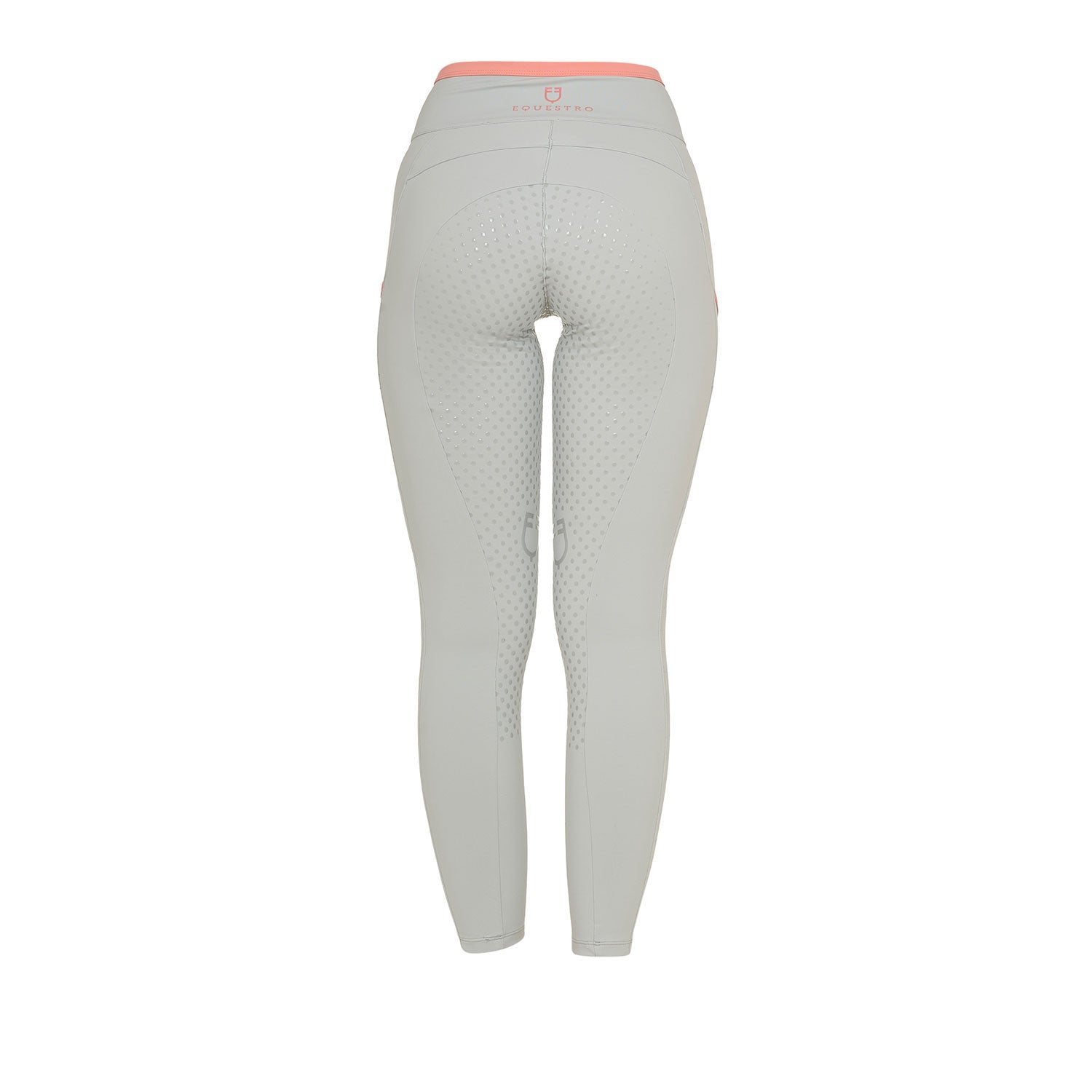 Women's leggings with perforated decorations