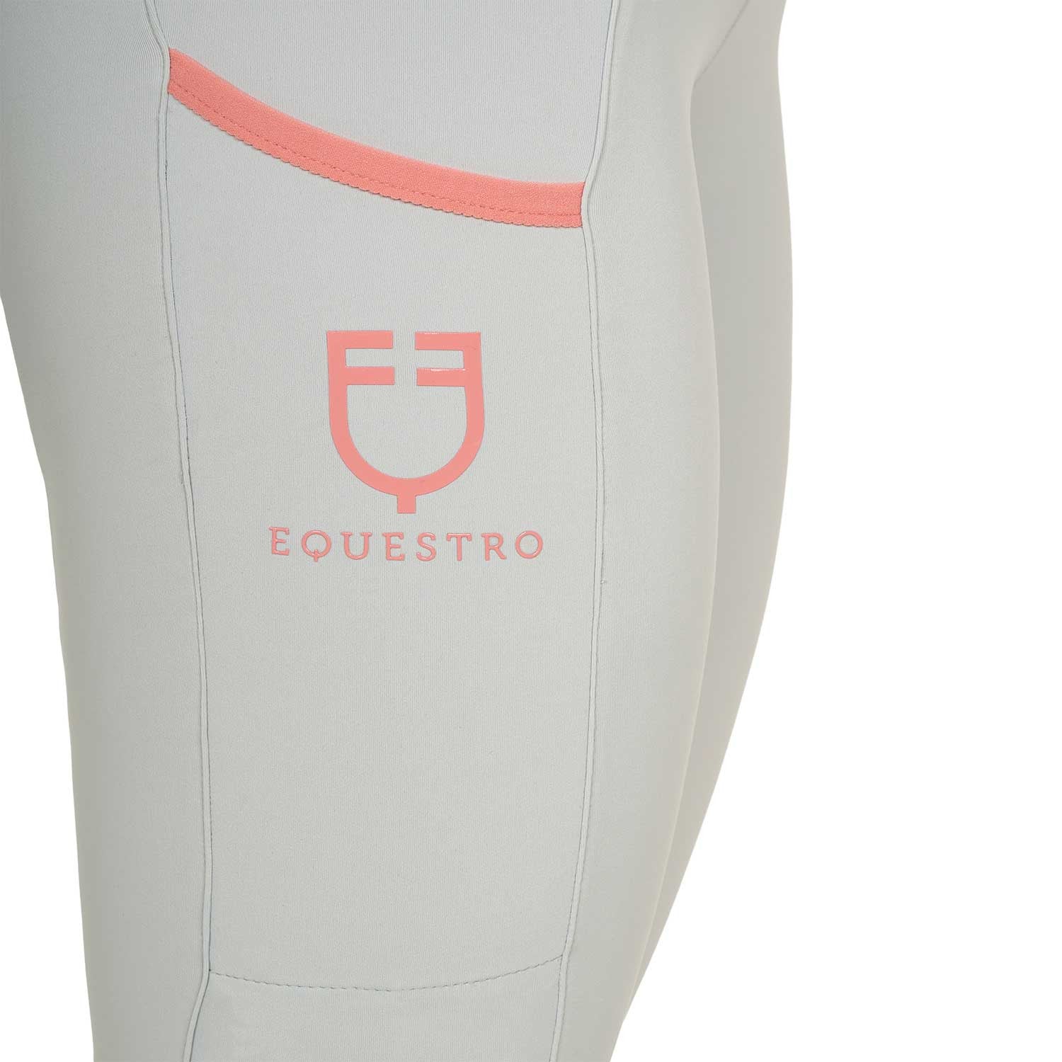 Women's leggings with perforated decorations