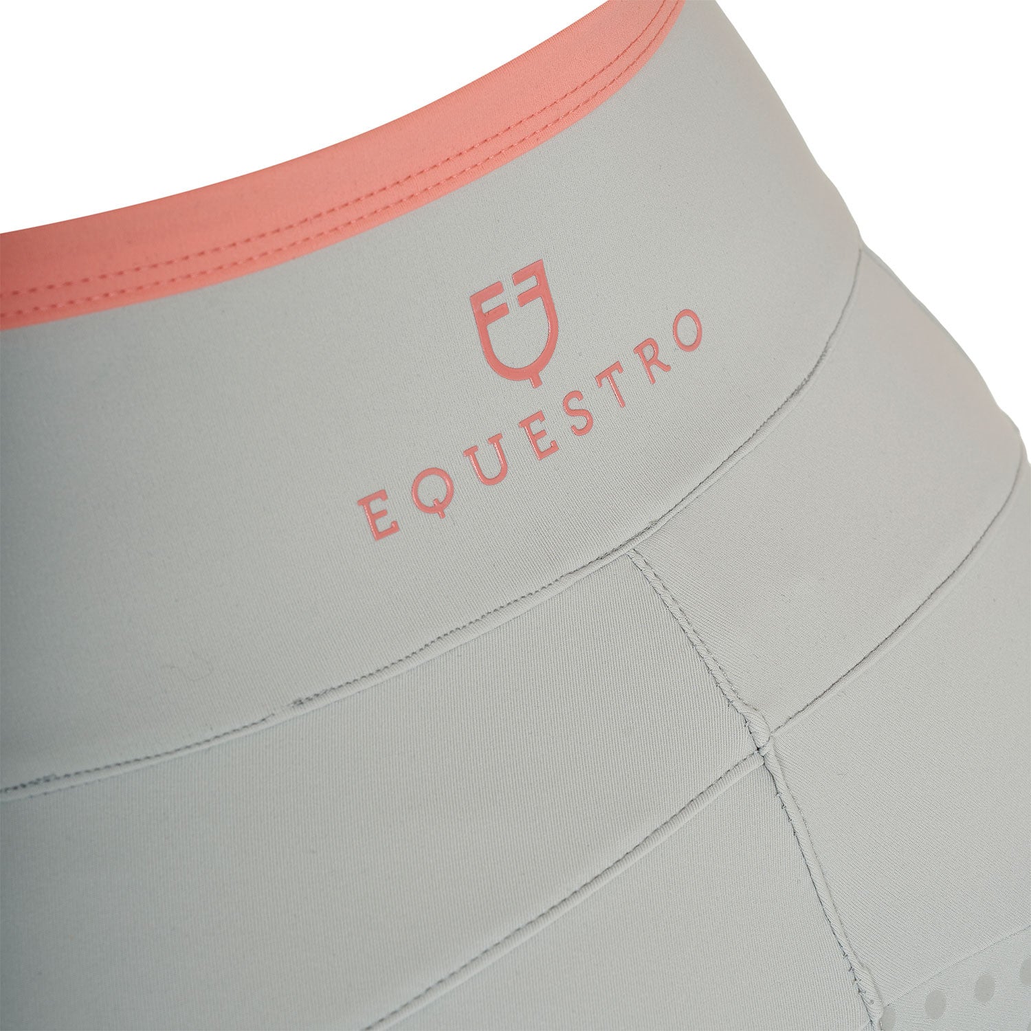 Women's leggings with perforated decorations
