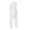 Women's leggings with perforated decorations