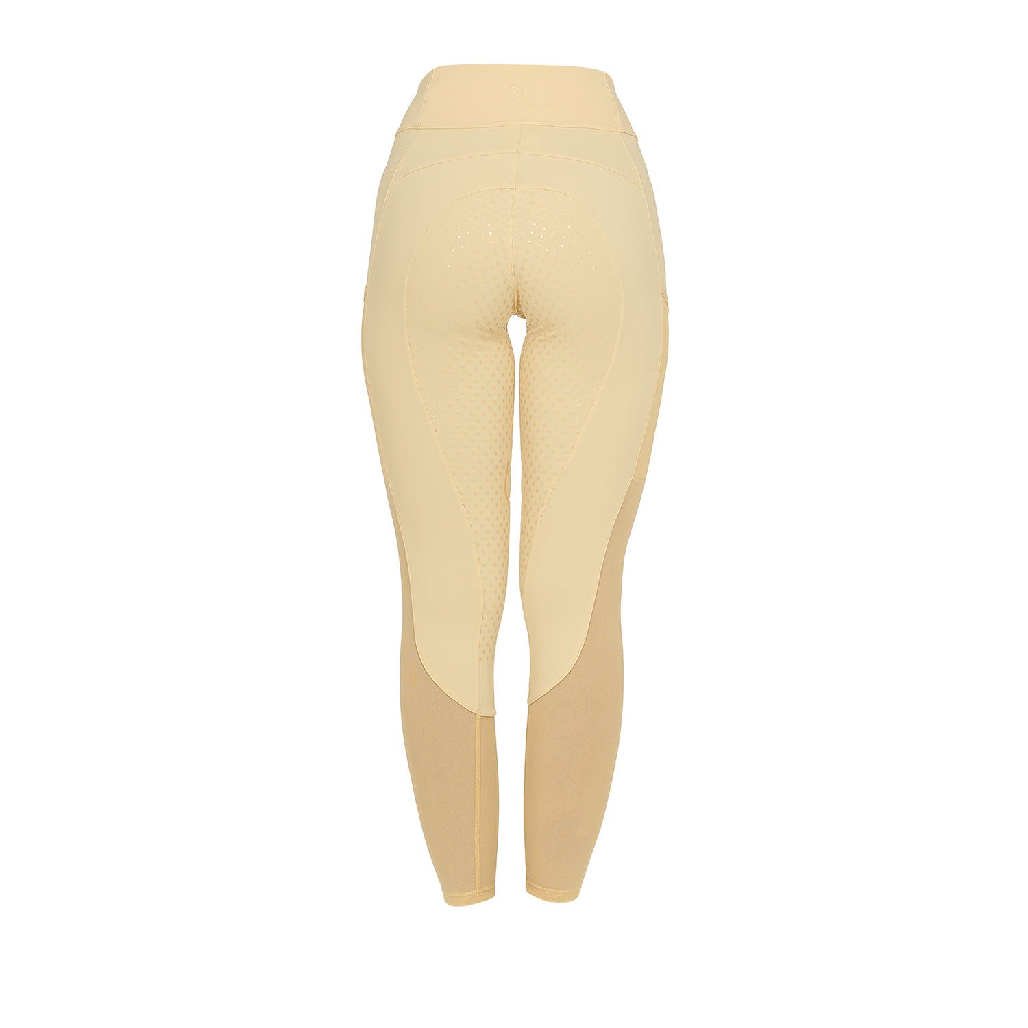 Women's full grip leggings with perforated inserts