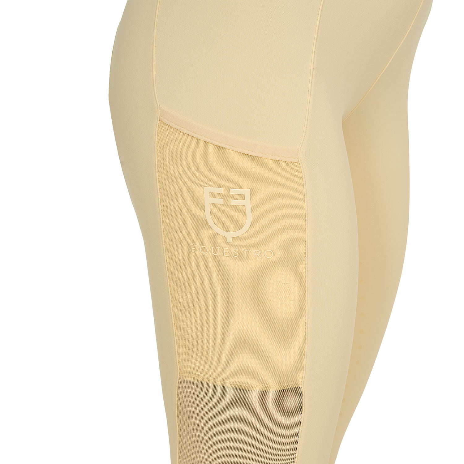 Women's full grip leggings with perforated inserts