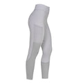 Equestro Women's full grip leggings with perforated inserts
