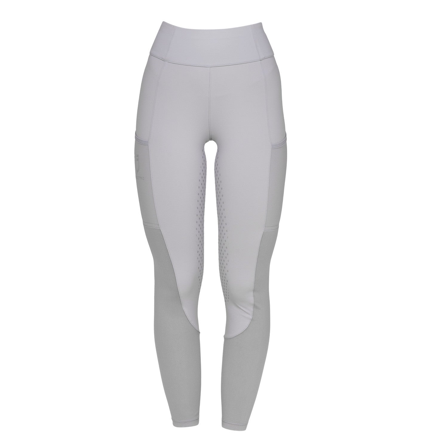 Women's full grip leggings with perforated inserts