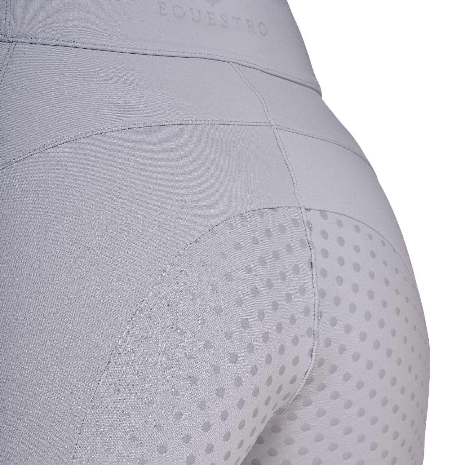Women's full grip leggings with perforated inserts