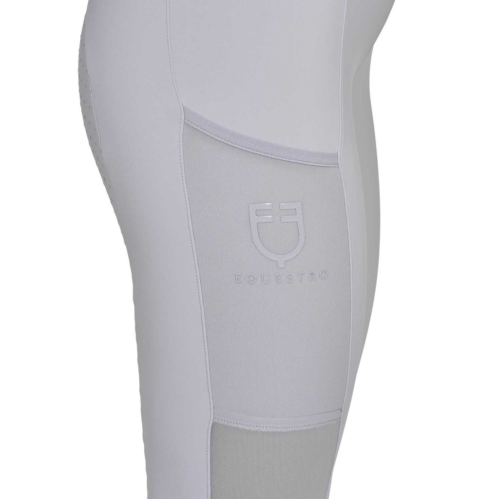 Women's full grip leggings with perforated inserts