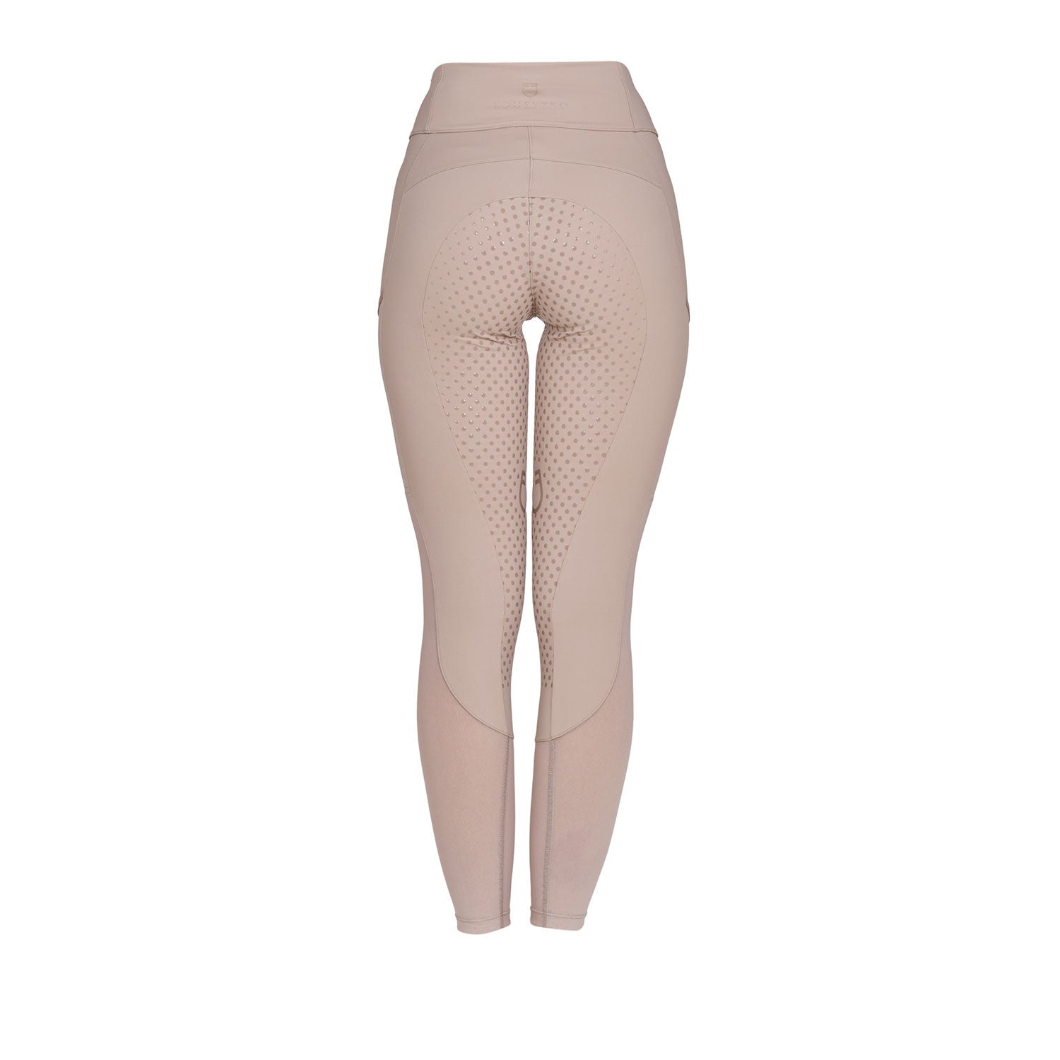 Women's full grip leggings with perforated inserts