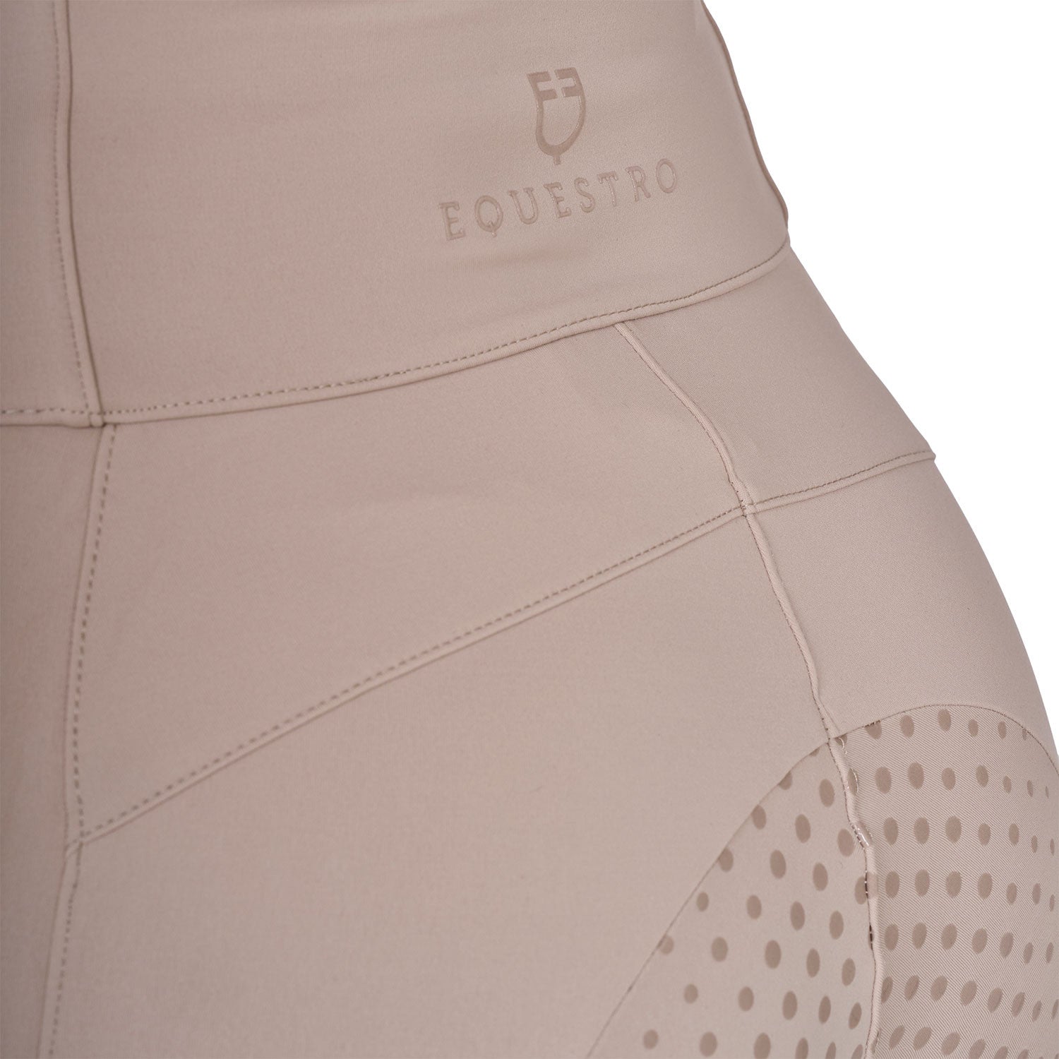 Women's full grip leggings with perforated inserts