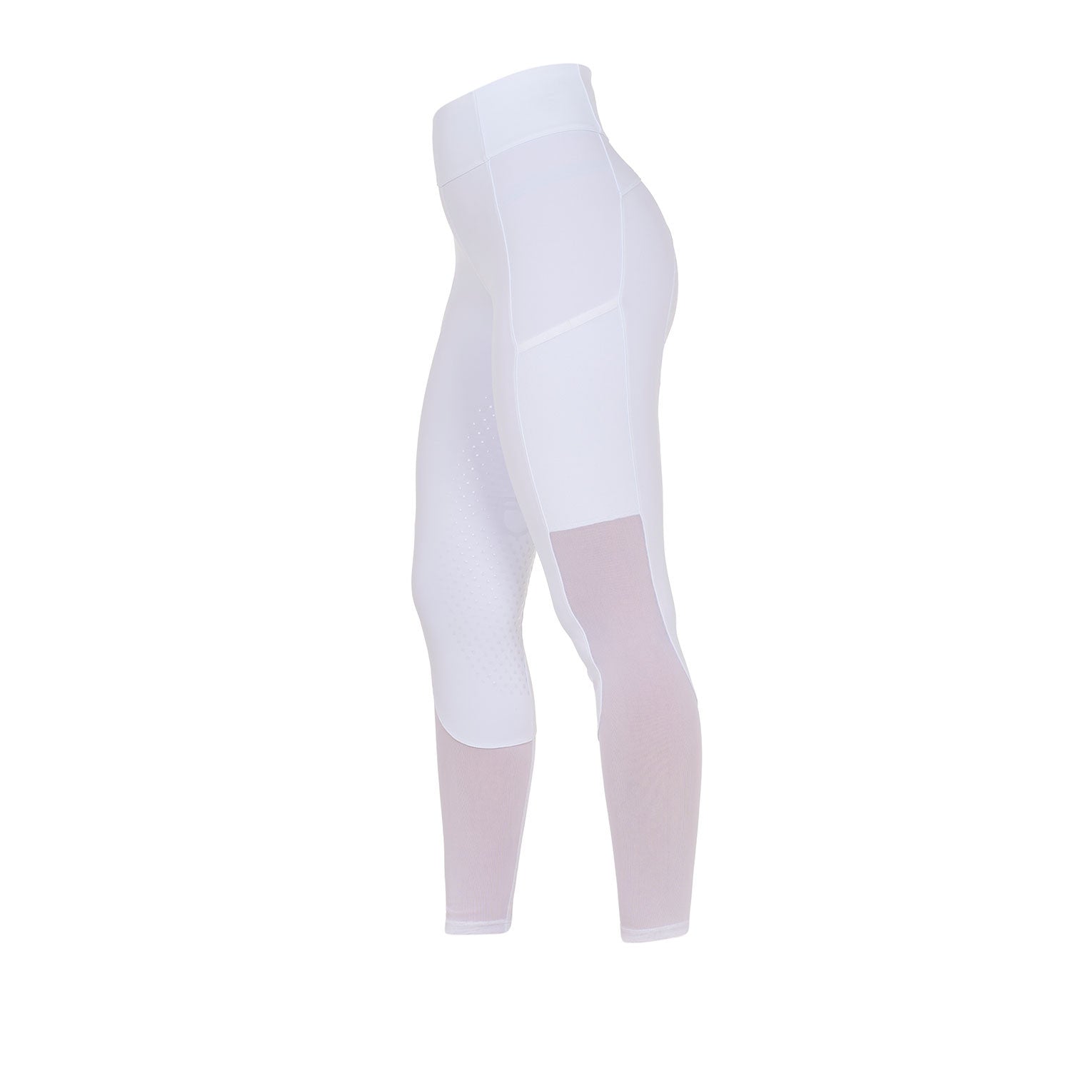 Women's full grip leggings with perforated inserts