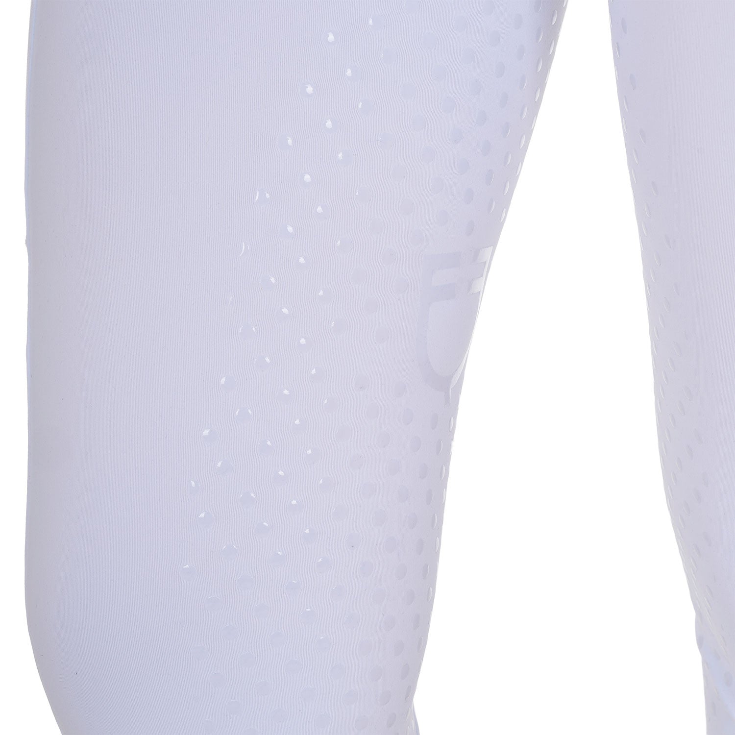 Women's full grip leggings with perforated inserts