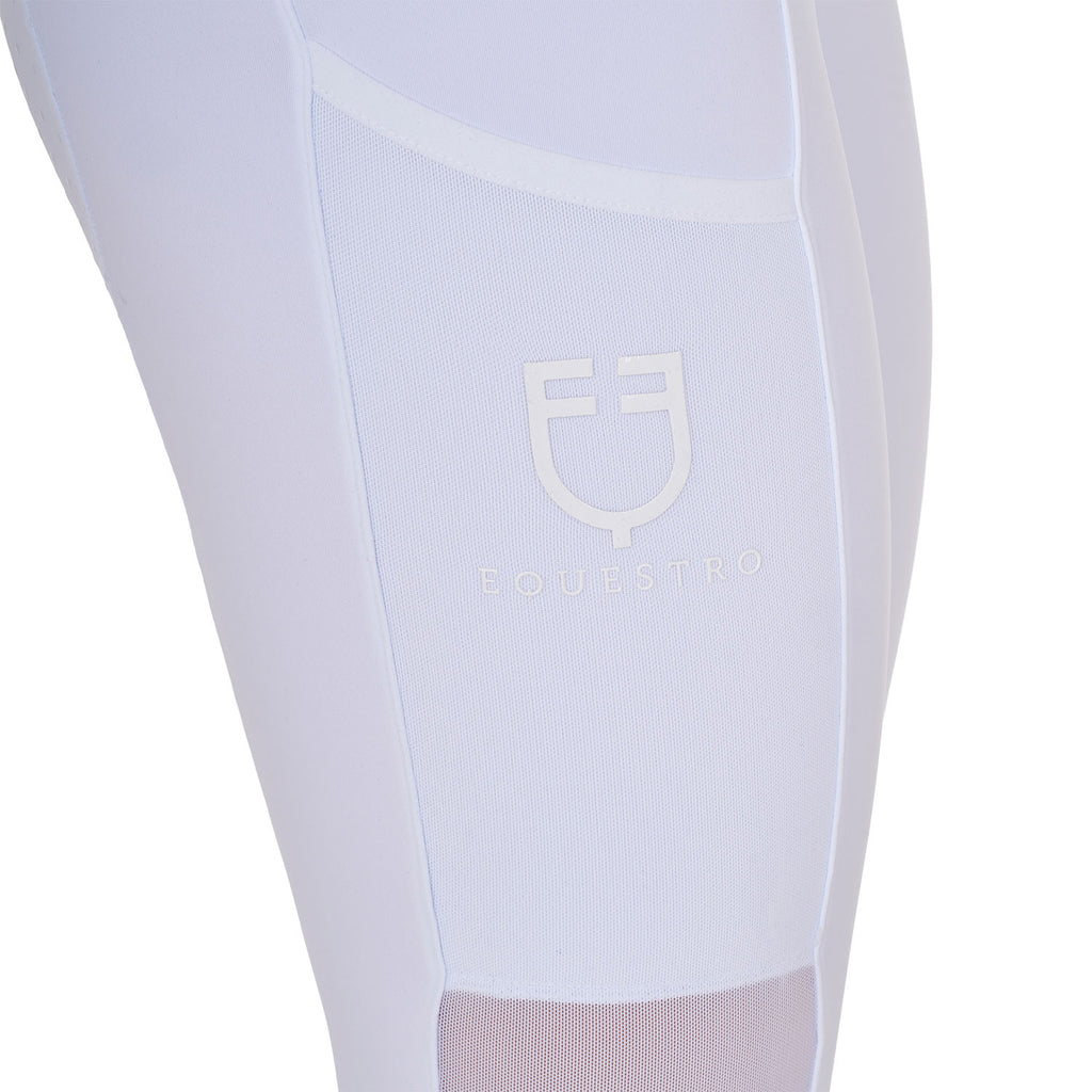 Women's full grip leggings with perforated inserts