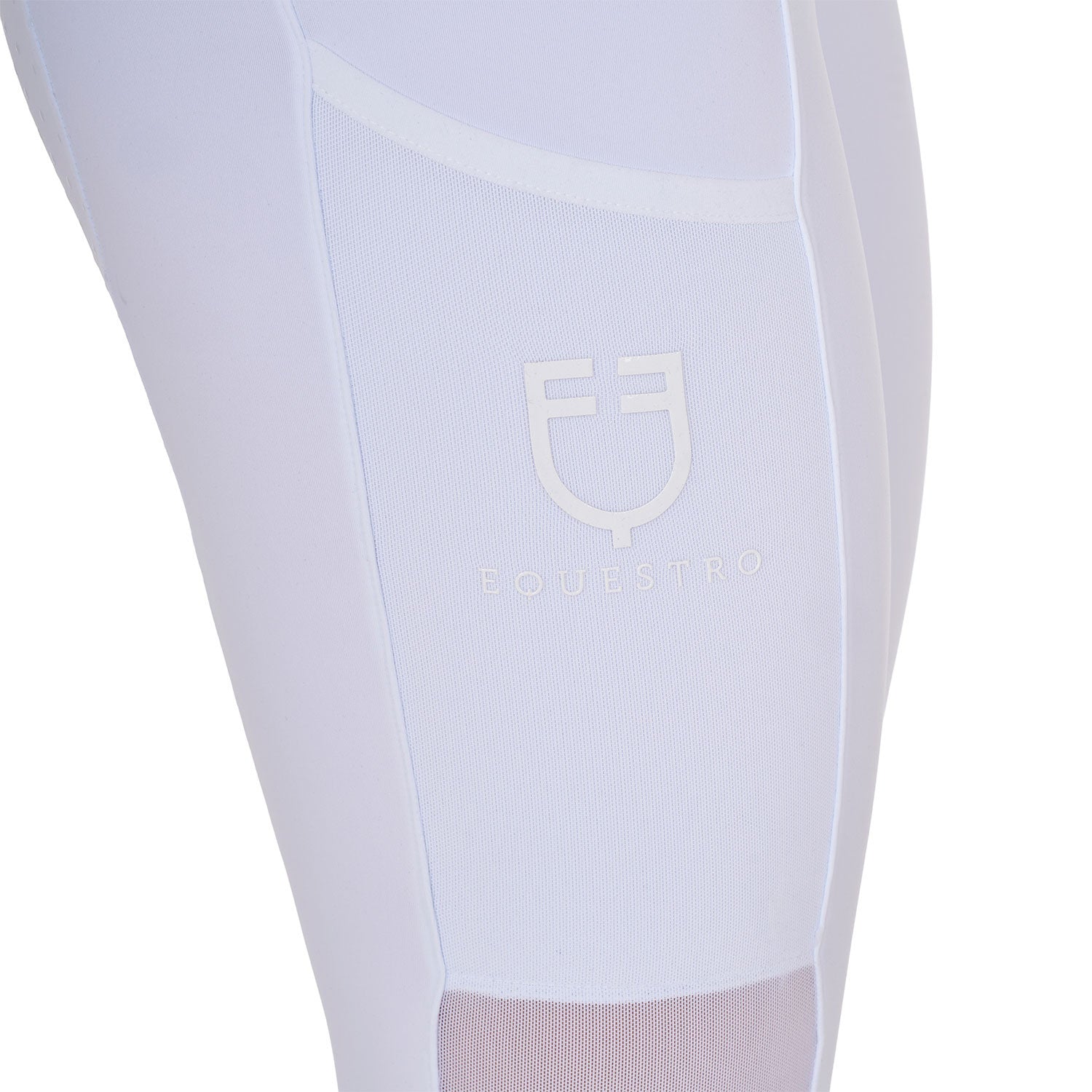 Women's full grip leggings with perforated inserts