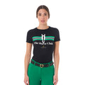 Women's Stripe Horse Club cotton T-shirt