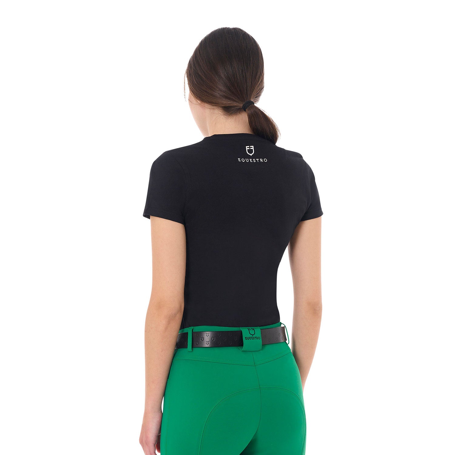 Women's Stripe Horse Club cotton T-shirt