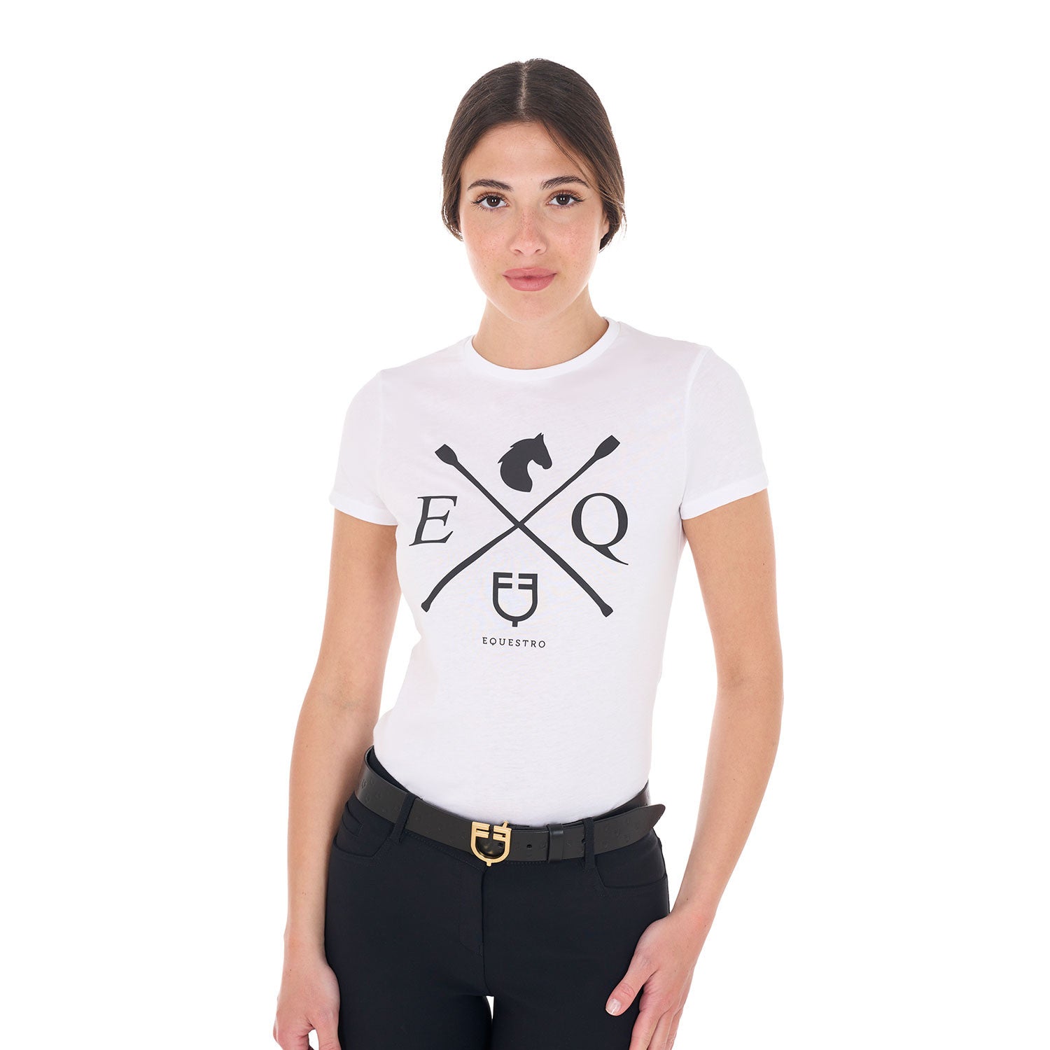 Equestro Women's EQ cotton T-shirt