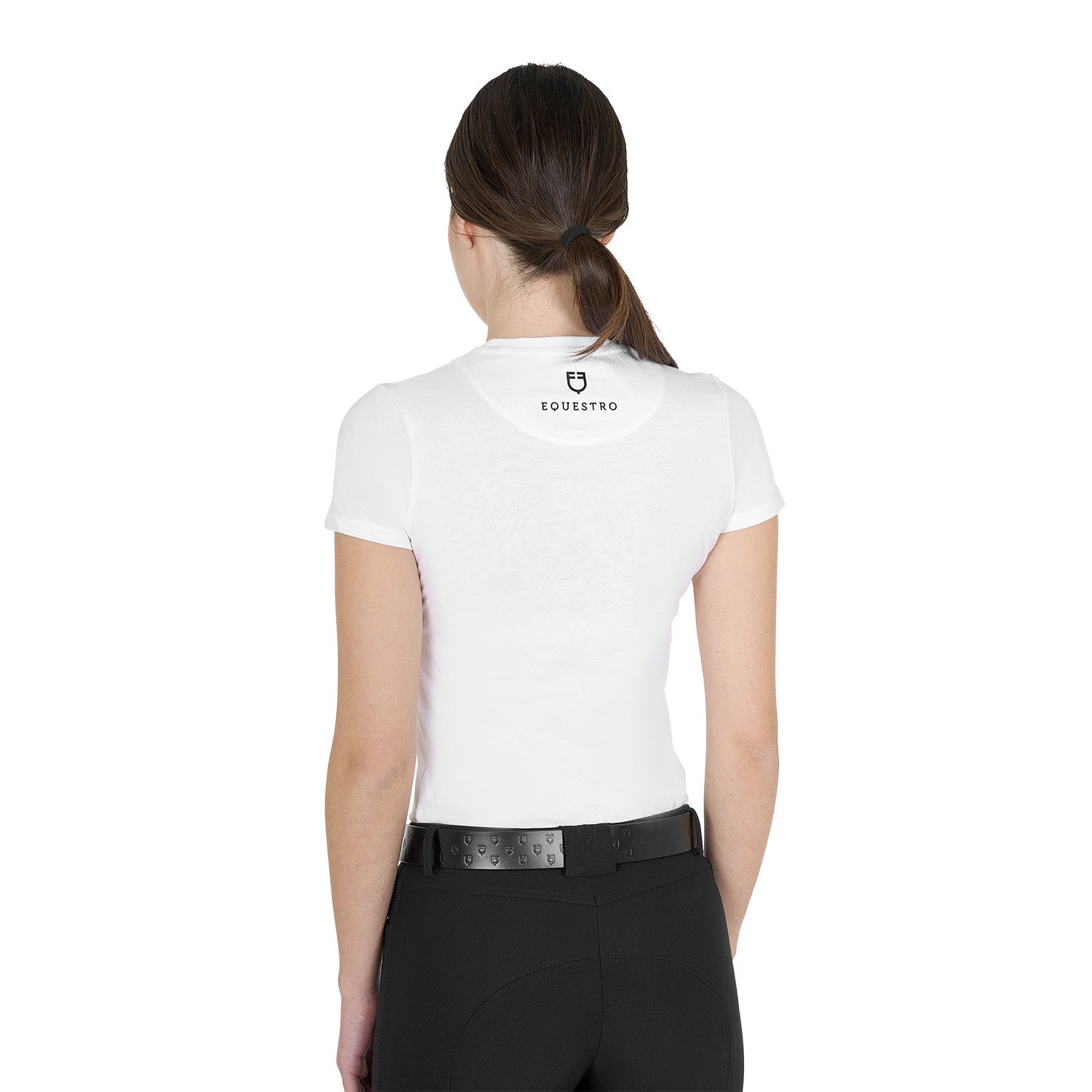 Women's Ready To The Party cotton T-shirt with rhinestones