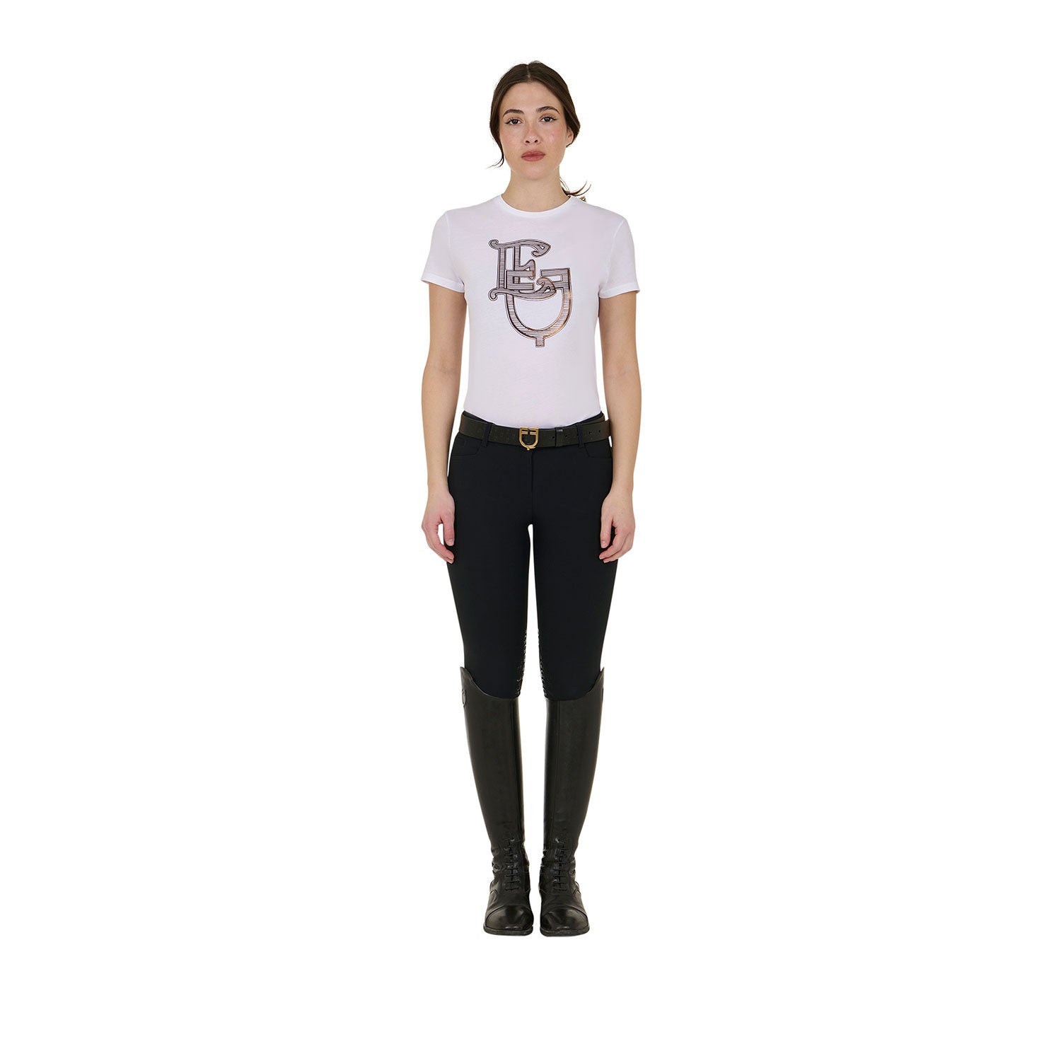 Women's Lamina Monogram cotton T-shirt
