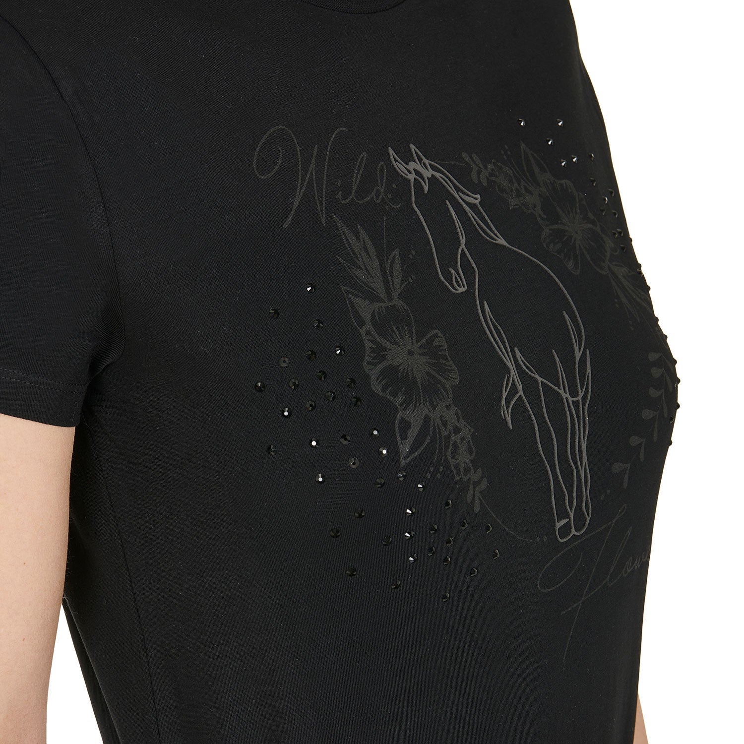 Women's Wild Flower cotton T-shirt
