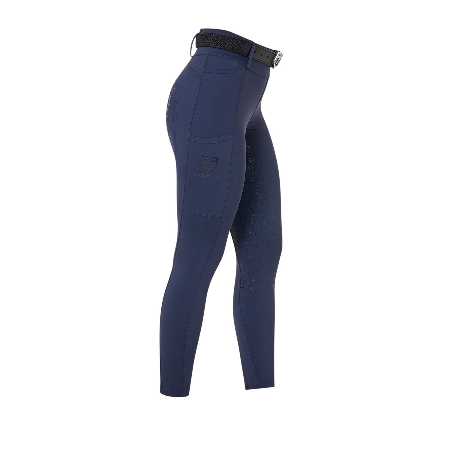 Equestro Women's high-waisted leggings with belt loops