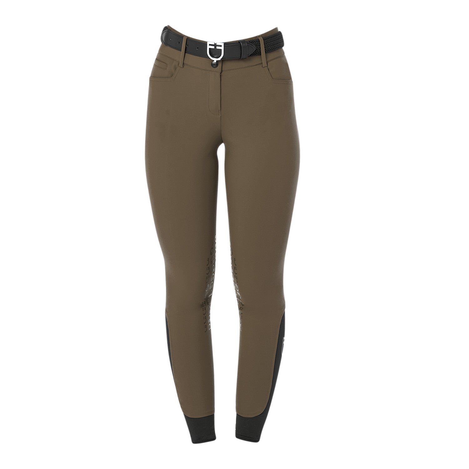 Equestro Women's high-waisted knee grip breeches