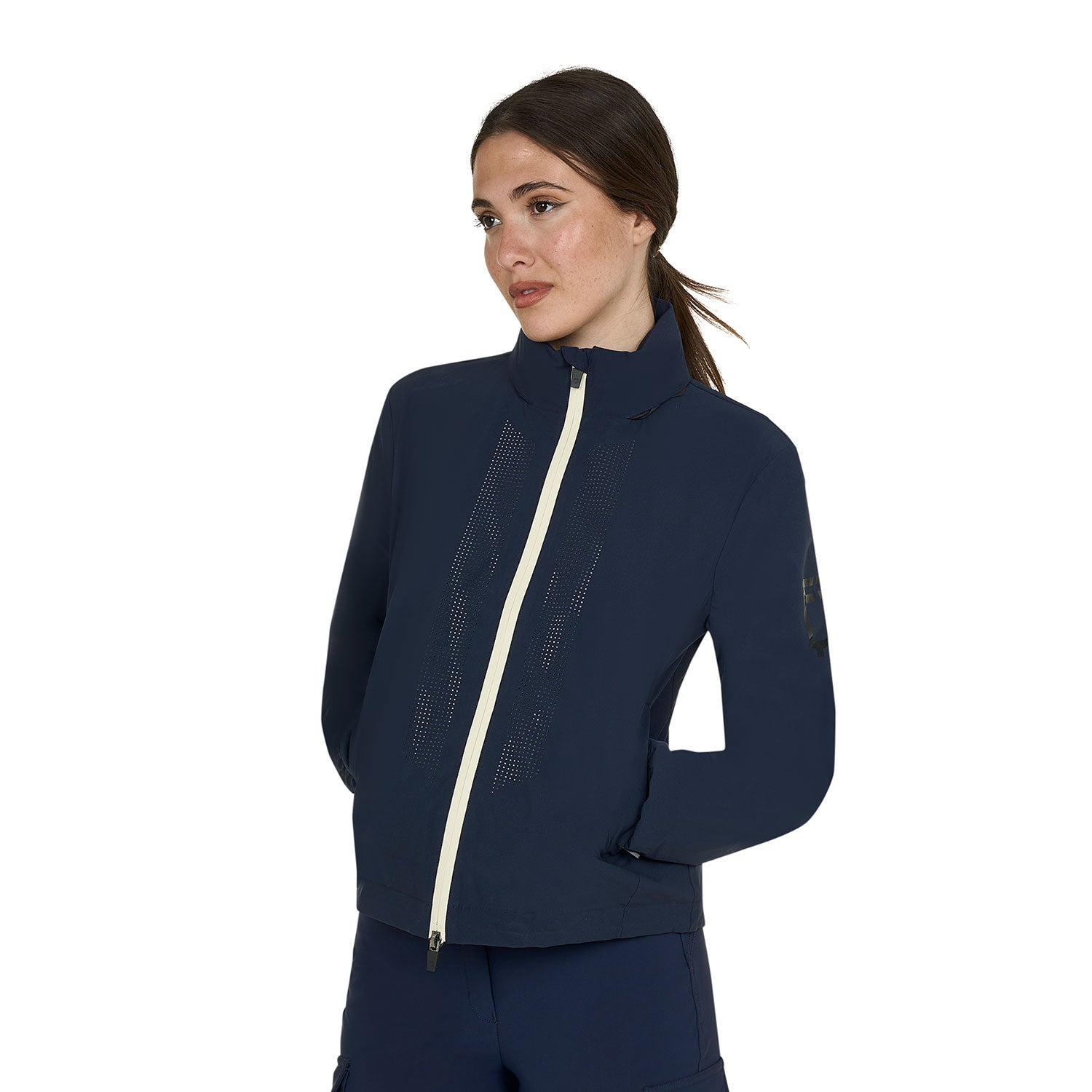 Equestro Women's softshell jacket with back logo