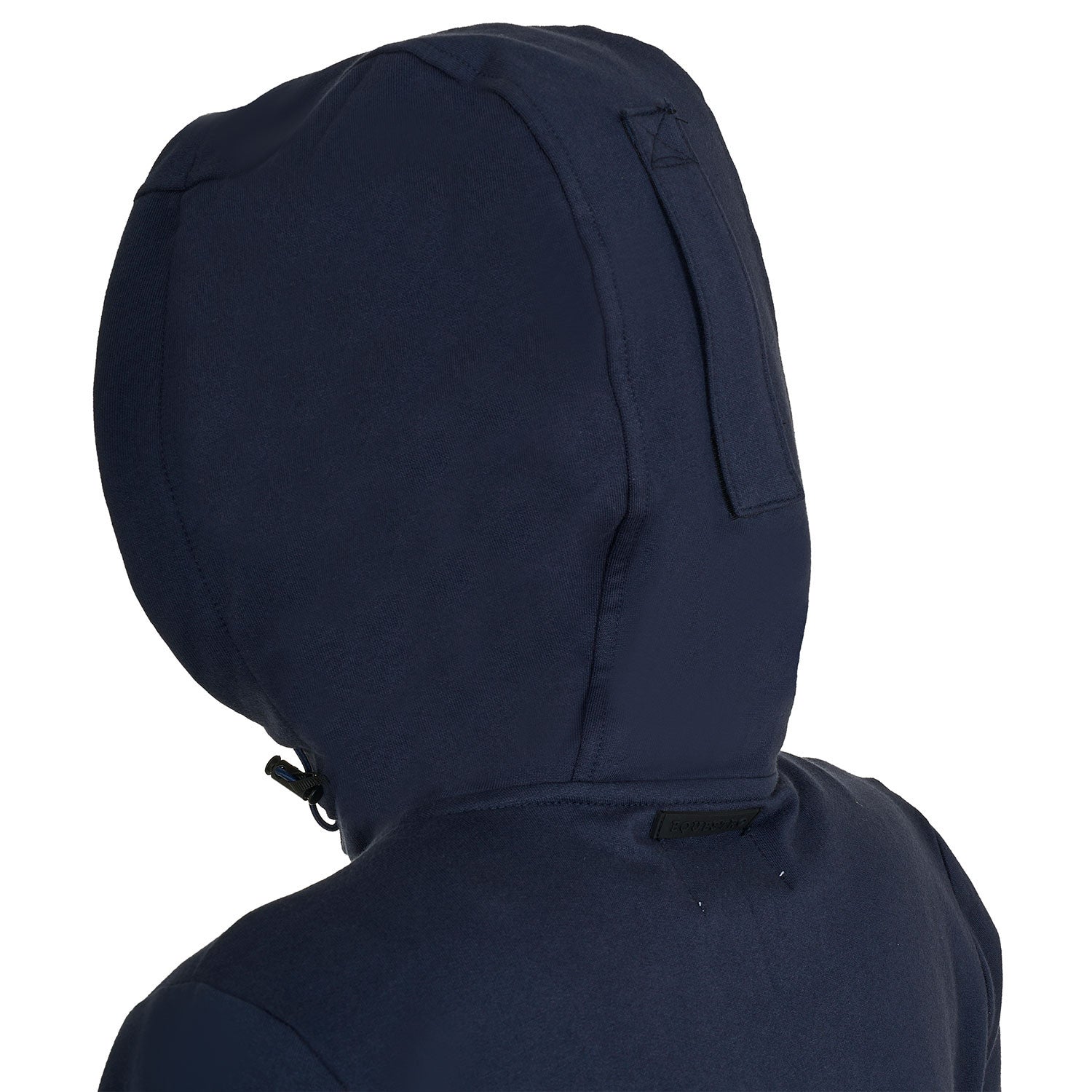 Women's sweatshirt with adjustable hood and zip