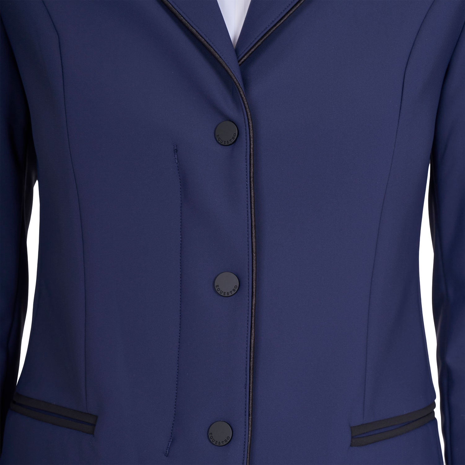 Women's competition jacket with zip and buttons