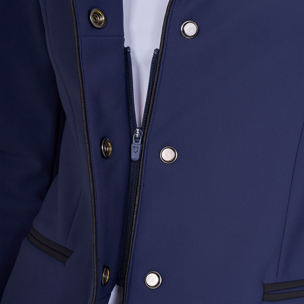 Women's competition jacket with zip and buttons