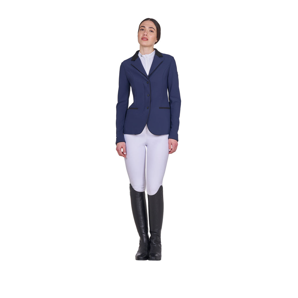 Women's competition jacket with zip and buttons