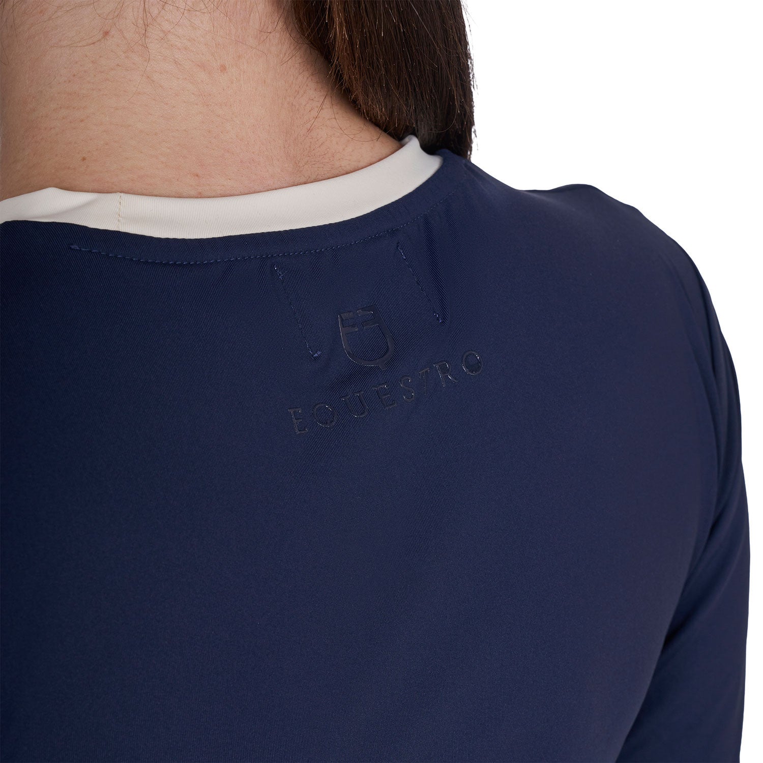 Women's cropped T-shirt in technical fabric