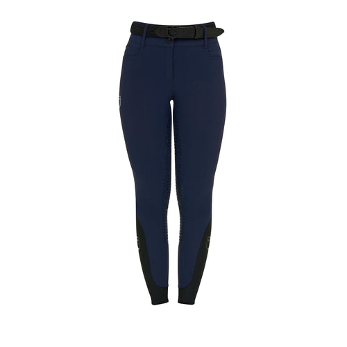 Equestro SS26 High Waist Full Grip Breeches - Navy