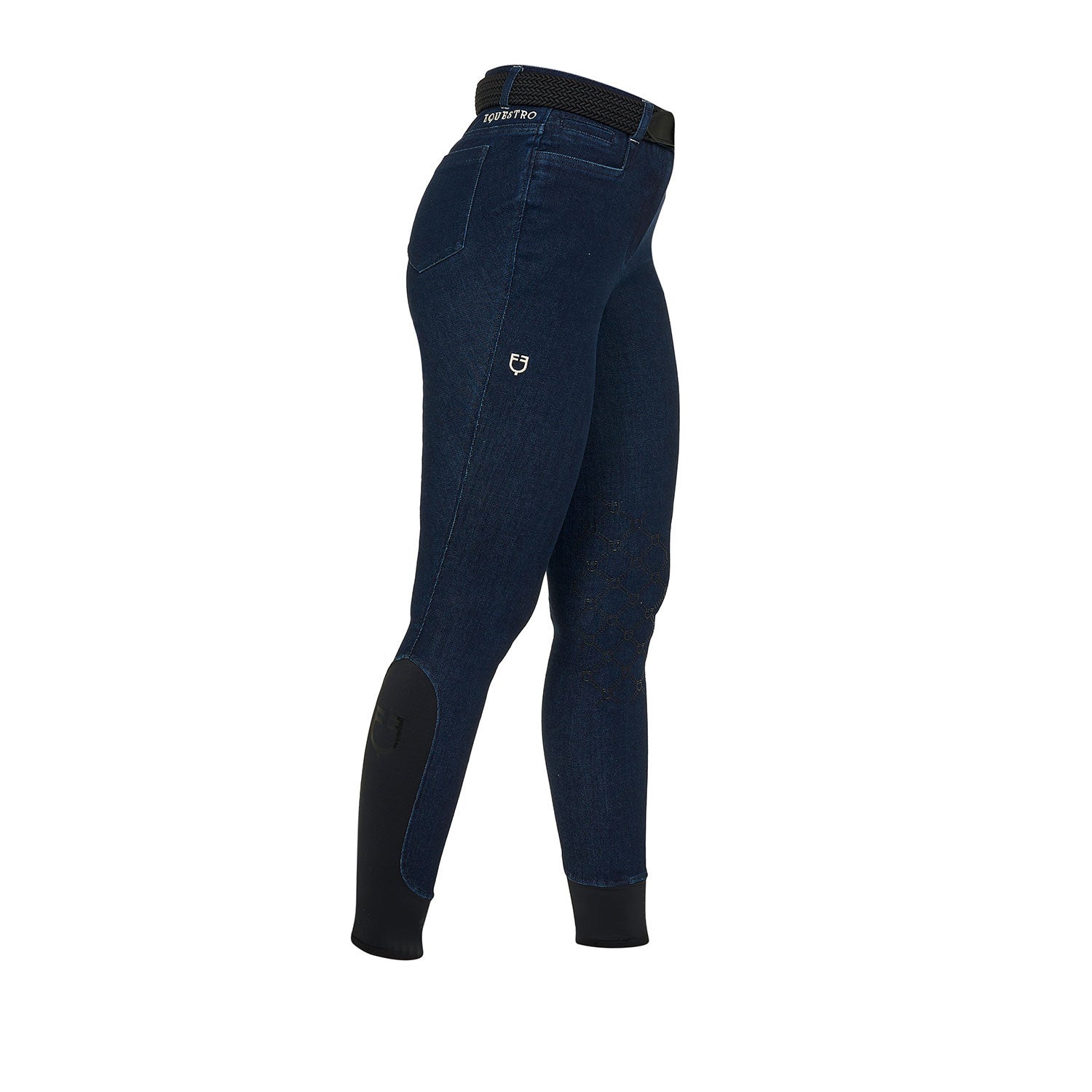 Women's denim fabric breeches