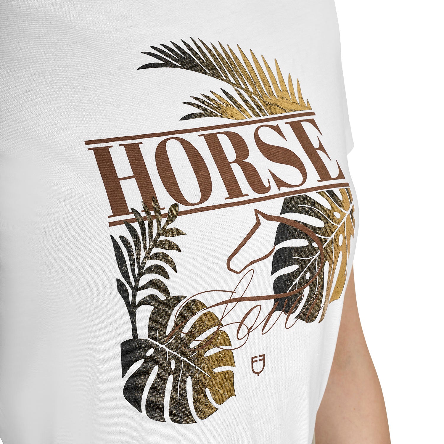 Women's Horse Palm cotton T-shirt